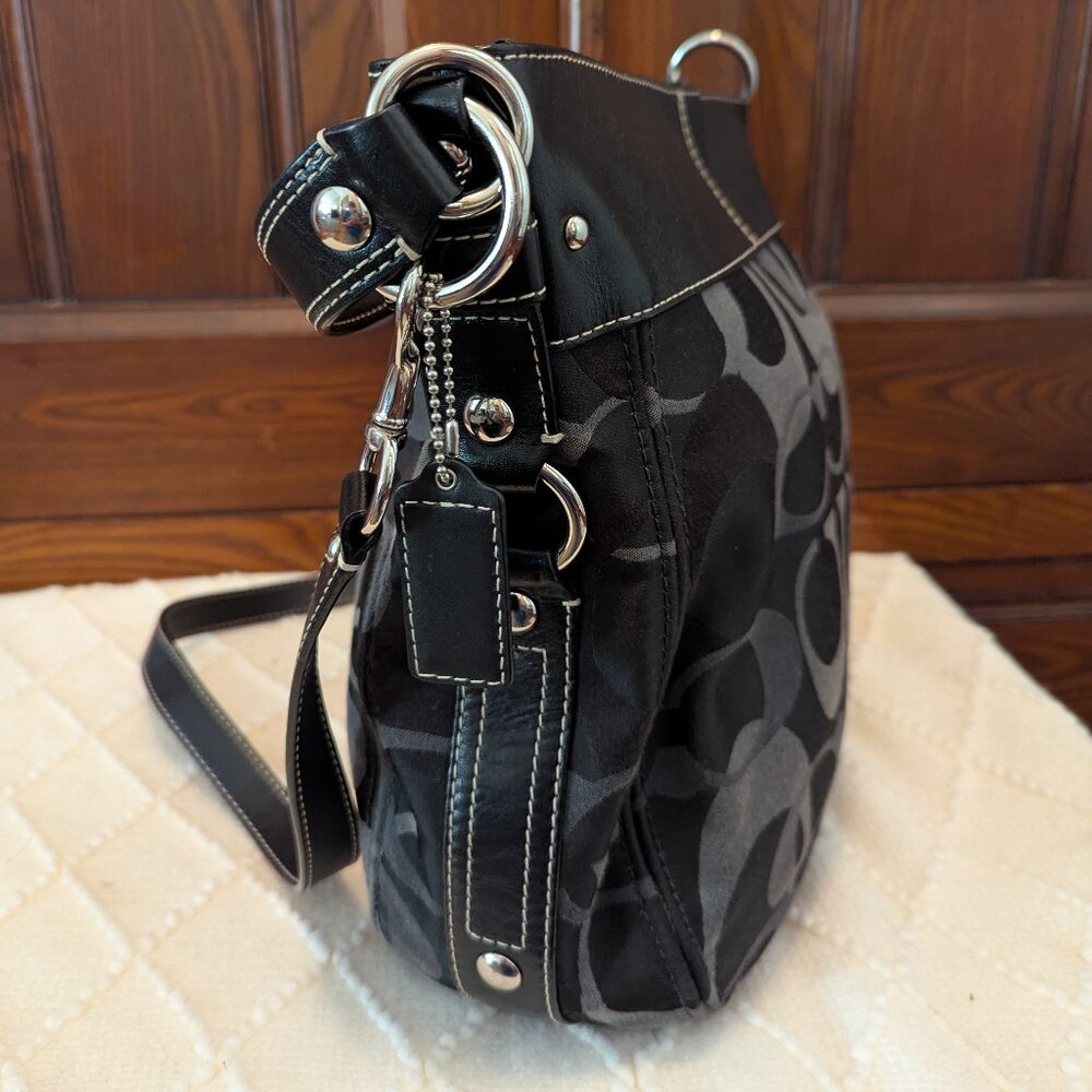 Coach Zoe Optic Hobo Shoulder Bag - F14710 - Picture 5 of 11